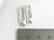 Ballet shoes sterling silver charm .925 Ballerina shoe Charms side view