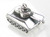 Tank sterling silver charm .925 Tanks and Military vehicles charms further view