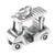 Golf Cart sterling silver charm .925 x 1 Golfing Transport charms