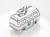 Camping van sterling silver charm .925 x 1 Campers Vans