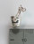 Bottle of Champagne in a bucket sterling silver charm .925 champers side view