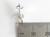 Shamrock sterling silver charm .925 Flowers Shamrocks Charms size example