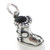 Fashion Boot small single sterling silver charm .925 x1 Footware charms