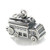 Fire Engine sterling silver charm .925 Firetruck Fighter charms