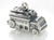 Fire Engine sterling silver charm .925 Firetruck Fighter charms further view