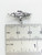 Fireman sterling silver charm .925 Firefighter Fire Fighter charms size example