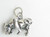 Cow sterling silver charm .925 Cows and farming charms alternate view