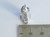 Lighthouse sterling silver charm .925 x 1 Light House Lighthouses charms side view