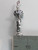 Ballerina sterling silver charm Ballet .925 x 1 Ballet charms side view
