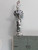 Ballerina sterling silver charm Ballet .925 Ballet charms side view