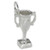 Trophy Cup sterling silver charm .925 x 1 Trophies Cups Winning charms