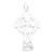 Celtic Cross sterling silver pendant .925 Celt crosses pendants