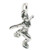 Ice Skater sterling silver charm .925 x 1 Skating Skaters charms