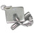 Mortarboard and Scroll sterling silver charm .925 x 1 Graduation charms A1