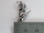 Witch on Broomstick sterling silver charm .925 Witches Halloween detail