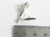 Jonah in the whale opening sterling silver charm .925 Whales charms detail