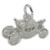 Royal Coronation Coach sterling silver charm .925 England charms A2