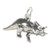 Triceratops dinosaur sterling silver charm .925 x 1 Dinosaurs charms A1