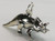 Triceratops dinosaur sterling silver charm .925 x 1 Dinosaurs charms A1 image 6