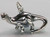 Brontosaurus dinosaur sterling silver charm .925 x 1 Dinosaurs charms additional view