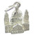 Saint Pauls Cathedral strlng silver charm .925 x1 Small Cathedrals Charms