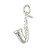 Saxophone sterling silver charm .925 x 1 Saxophones music charms
