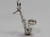 Saxophone sterling silver charm .925 x 1 Saxophones music charms