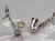 Saxophone sterling silver charm .925 Saxophones music charms alternate view