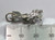 Rabbit sterling silver 2D charm .925 bunny rabbits charms size example