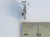 Thistle sterling silver charm .925 Thistles Scotland Charms side view