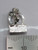 Horse Jumping through horseshoe sterling silver charm .925 charms additional view