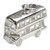 Double decker bus sterling silver charm .925 buses charms F