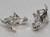 Cat - Kitten playing with a ball sterling silver charm .925 charms further view