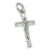 Crucifix small sterling silver charm - pendant .925 x1 Jesus Crosses Holy