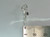 Crucifix small sterling silver charm - pendant .925 Jesus Crosses Holy side view