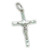 Crucifix sterling silver charm - pendant .925 x 1 Jesus Crosses Holy