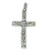 Crucifix sterling silver charm - pendant .925 Jesus Crosses Holy A1