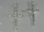 Crucifix sterling silver charm - pendant .925 x 1 Jesus Crosses Holy A1 image 6