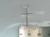 Cross sterling silver charm - pendant diamond cut .925 Christ Crosses detail