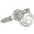 16th Birthday yale key sterling silver charm .925 x 1 Sixteenth Birthdays