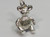 Teddy Bear - movable arms and legs sterling silver charm .925 x 1 charms detail