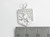 Scotland sterling silver charm .925 x 1 Scottish charms Scots jewellery detail