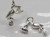Stork with a new born baby sterling silver charm .925 x 1 charms image 6
