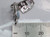 Drama Happy Sad Masks sterling silver charm .925 amdram charms side view