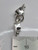 Baby Boots Booties sterling silver charm .925 pair babies charms side view