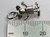 Mouse moving sterling silver charm .925 mice charms size example