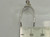 Wishbone sterling silver charm - pendant .925 Wishbones charms side view