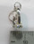 Wedding - Engagement rings sterling silver charm .925 Love charms side view
