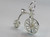 Penny Farthing sterling silver charm with moving front wheel .925 x 1 image 6