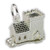 Church opening sterling silver charm .925 Holy Churches charms A2